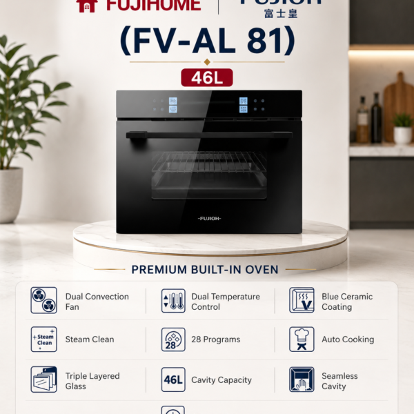 🔥 FUJIOH FV-AL81 46L Built-In All-In-One Oven With Microwave 🔥