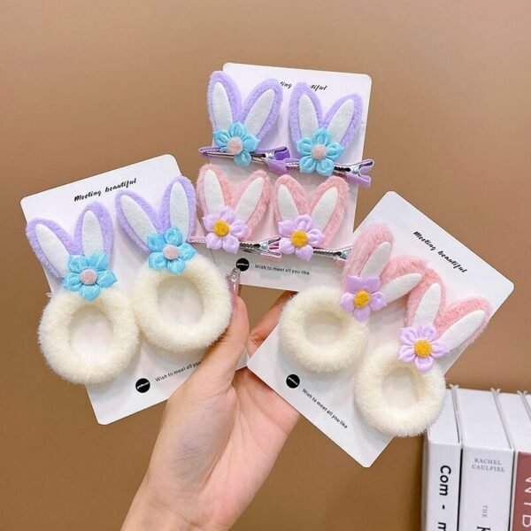 Stellalou Bunny Ear Plush Hair Tie 星黛露兔耳毛绒发圈