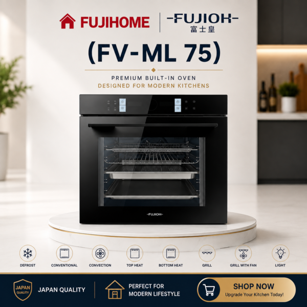 🧁FUJIOH FV-ML75 73L Built-In Combi Steam Oven🧁